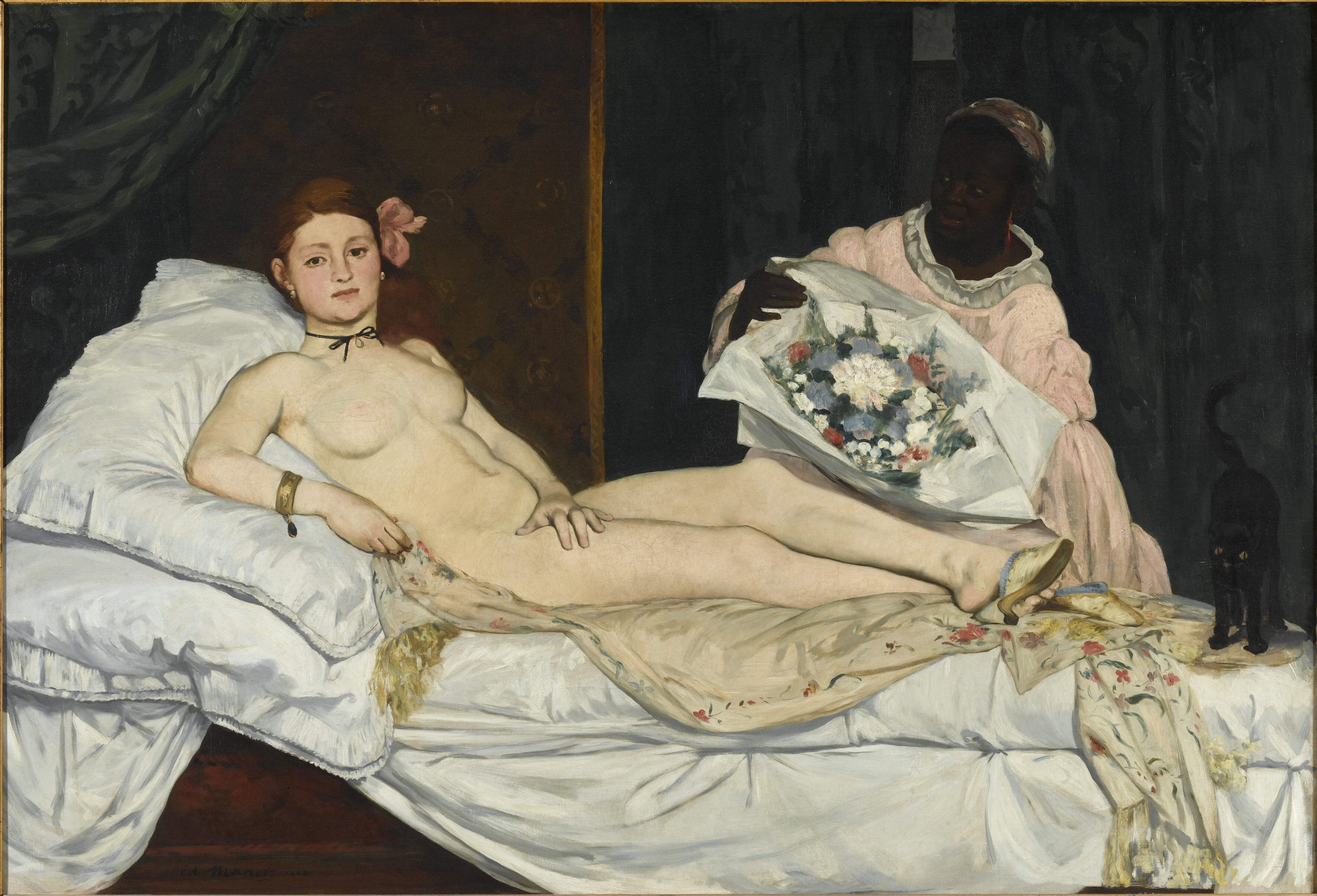 Edouard Manet (1832-1883) Olympia - louvre- artskop - musée d'Orsay