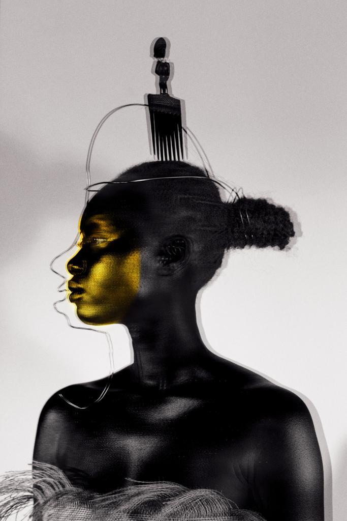 Kisanola "Dark Gold" by Djeneba Aduayom - Didier Claes - galerie number 8