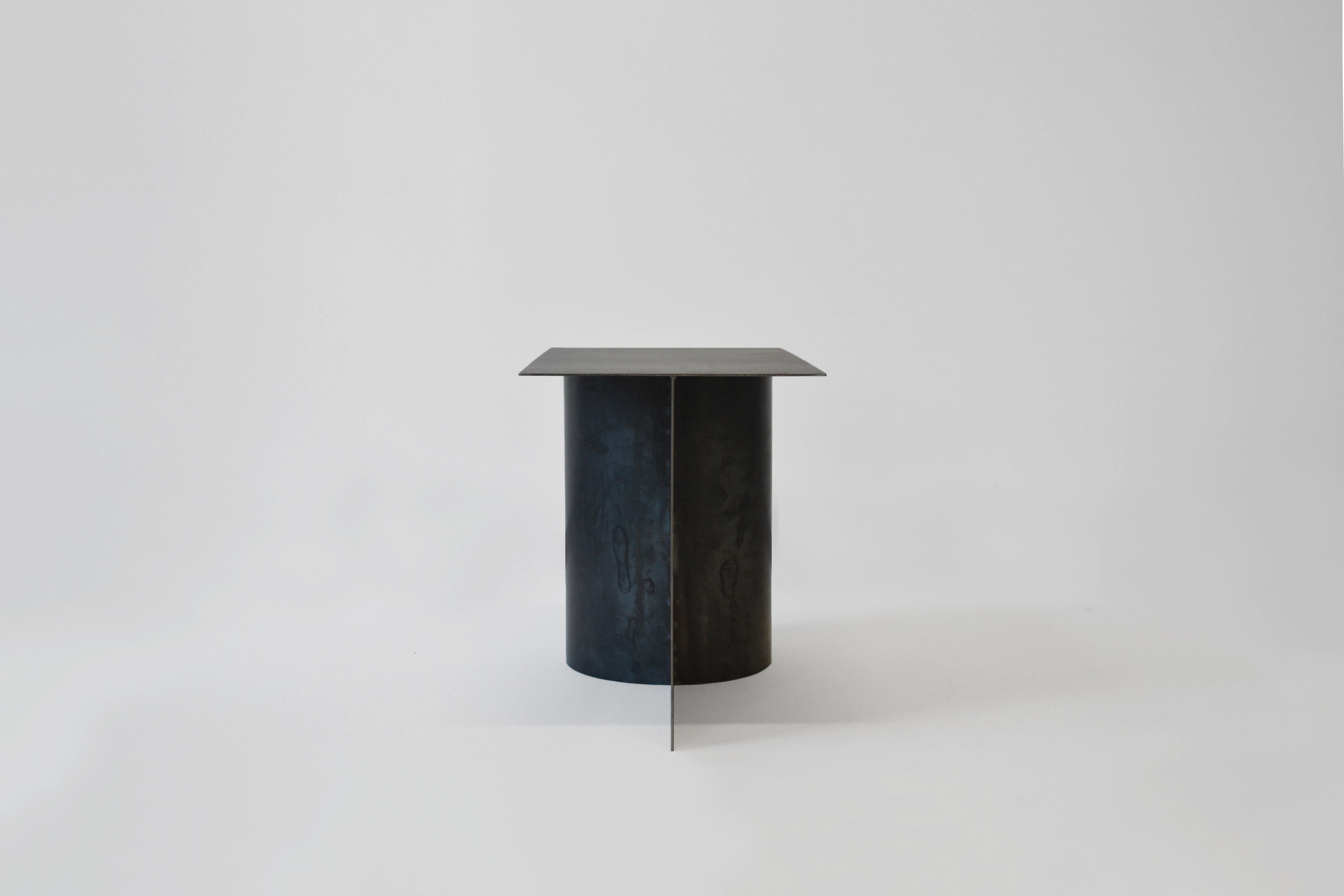 Table Ferro Blue, part of personal collection, Ferro collection, 2019 by CARA/DAVIDE. Table. © CARA/DAVIDE