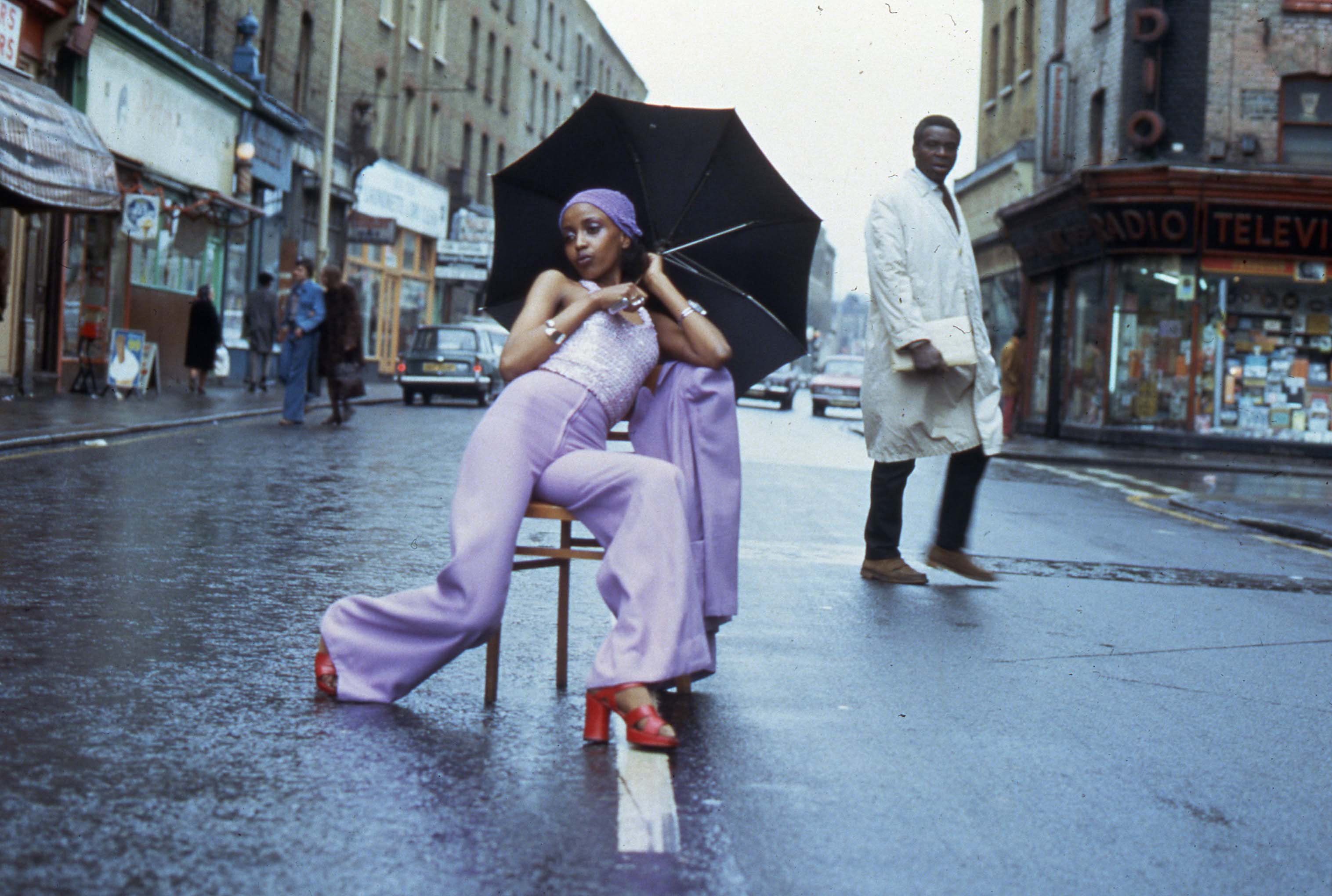 Armet Francis, ‘Fashion Shoot Brixton Market’, 1973. Courtesy of the artist