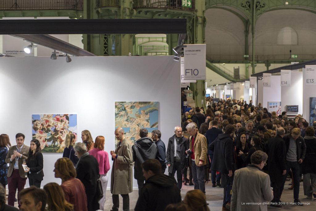 The opening of Art Paris 2019. © Marc Domage