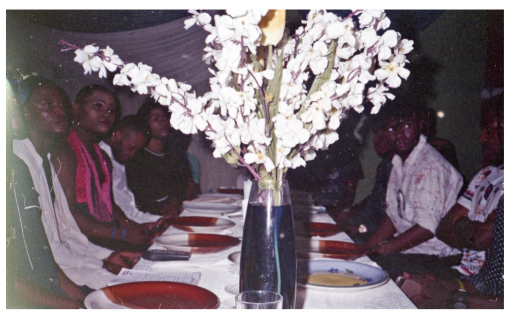 Sabelo Mlangeni, A Farewell Dinner with Daniel, Ruby,James Brown, Tonnex, Thom Smith, Mohammed, Sodiq, Mr Morrison, Lil B, Olumide, Icon, Nonso from the series The Royal House of Allure (2019)