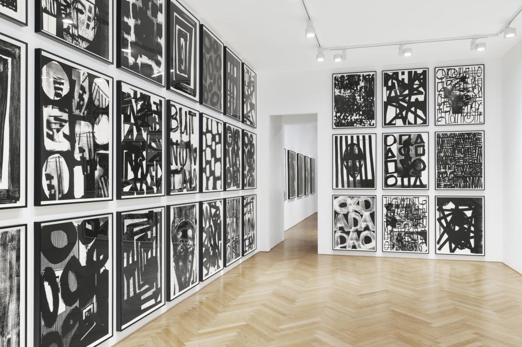 Adam Pendleton, vu de l'exposition “Who We Are” Galerie Max Hetzler, Berlin (2019)