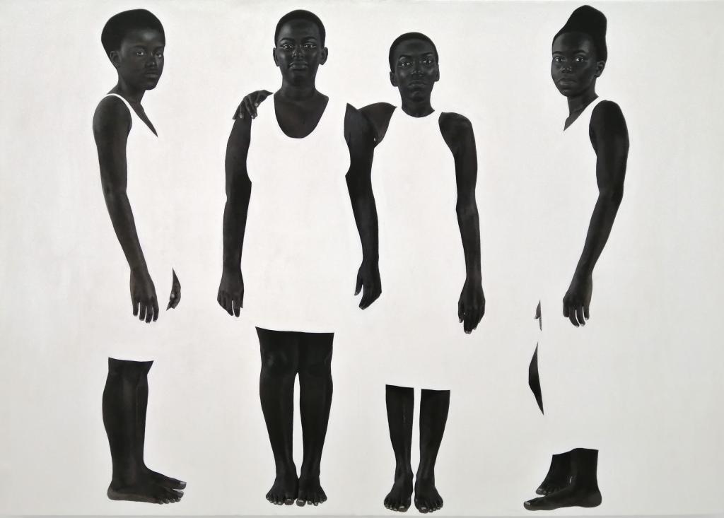 Sungi Mlengeya, At the end of the evening, 2020, Acrylic on canvas, 140x200cm