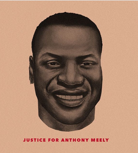 Justice pour Anthony Meely par Heldáy de la cruz. @el.dey