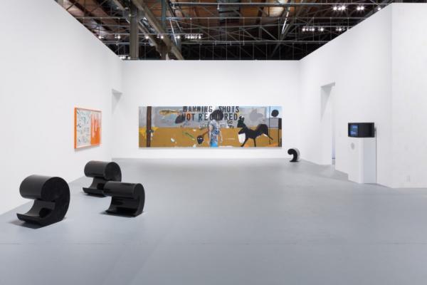 Installation view of The Foundation of the Museum: MOCA’s Collection, May 19, 2019–January 27, 2020 at The Geffen Contemporary at MOCA. Courtesy of The Museum of Contemporary Art. Photo by Zak Kelley.