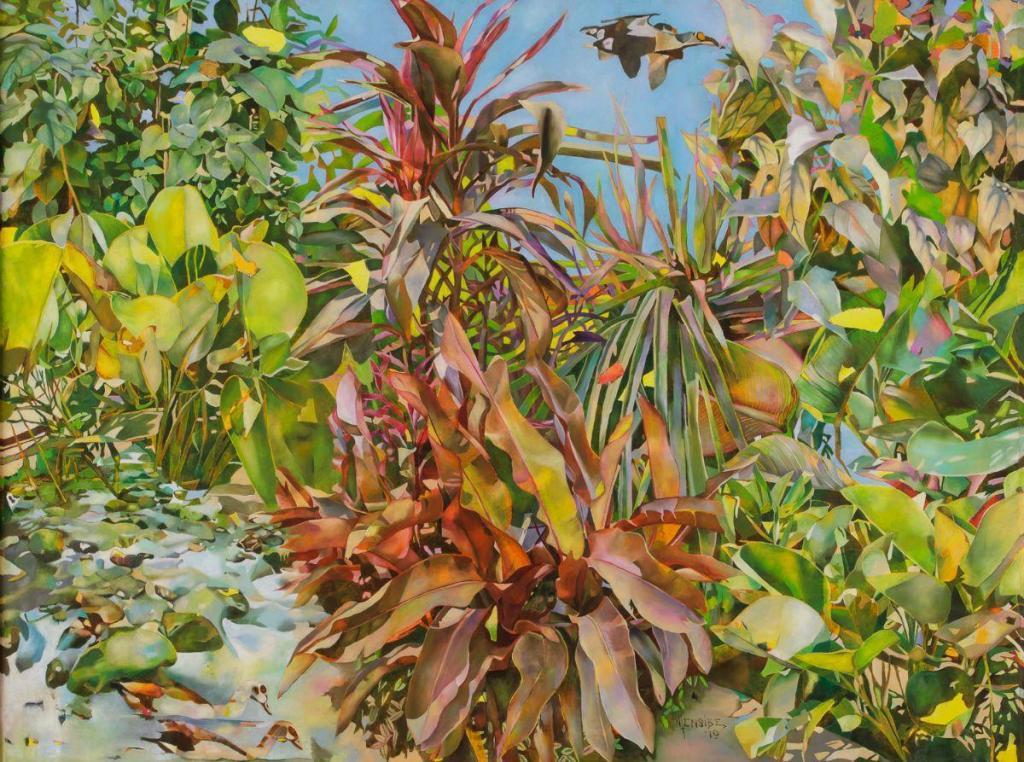 Joseph Ntensibe, Tropical garden 4, 2019 | SOLD FOR: €67,600 Piasa Auction