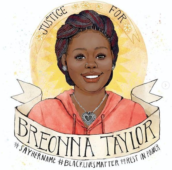 Hommage à Breonna Taylor par Kaylani Juanita. © Kaylani Juanita