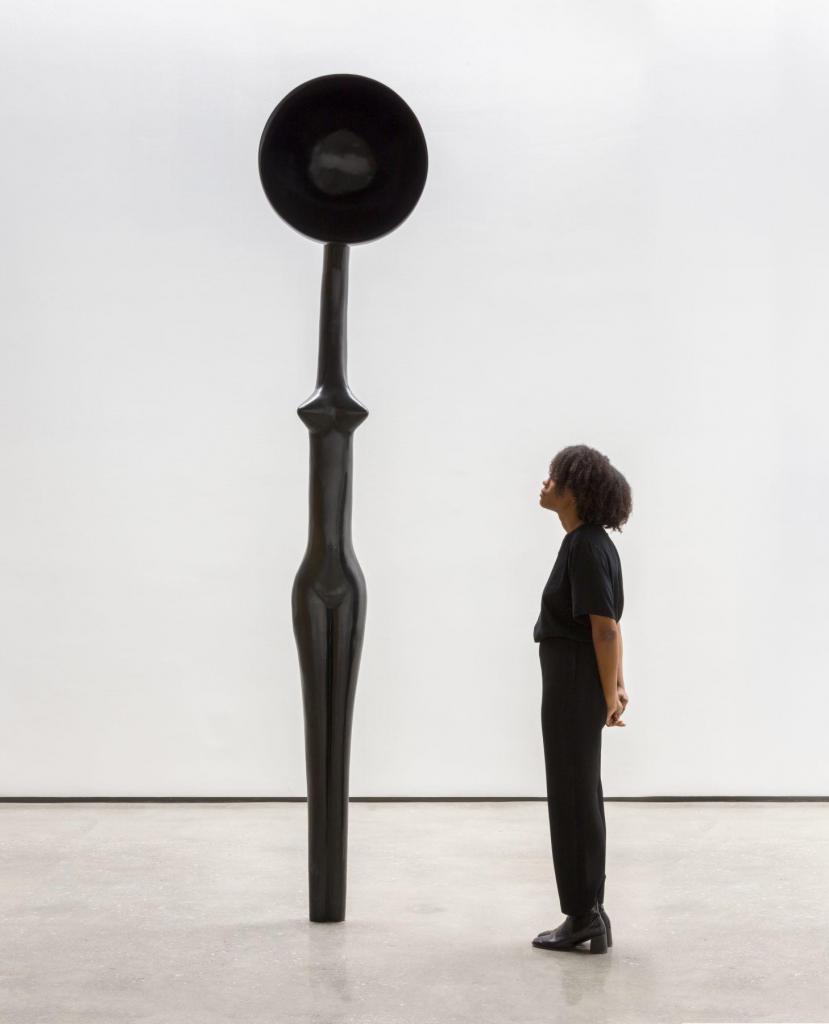 Simone Leigh © Sentinel IV, 2020 bronze,  Avec l'aimable autorisation de la Galerie David Kordansky