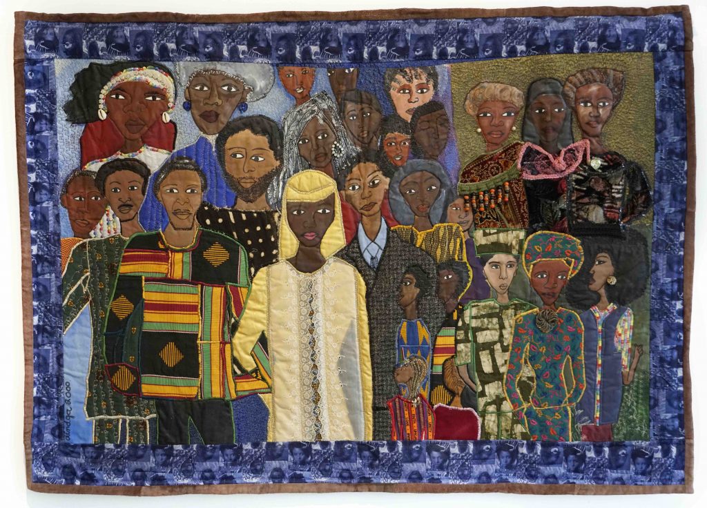 Dindga McCannon, The Wedding Party #2, The History of Our Nations is the Stories of Our Families, 2000, Mixed media quilt, 89 x 117 cm. Courtesy Fridman Gallery
Presented at 1-54 Contemporary African Art Fair with christie's